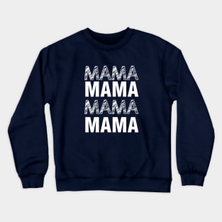 Mama Womens Wife Mom Letter Print Women Funny Graphic Mothers Day Crewneck Sweatshirt